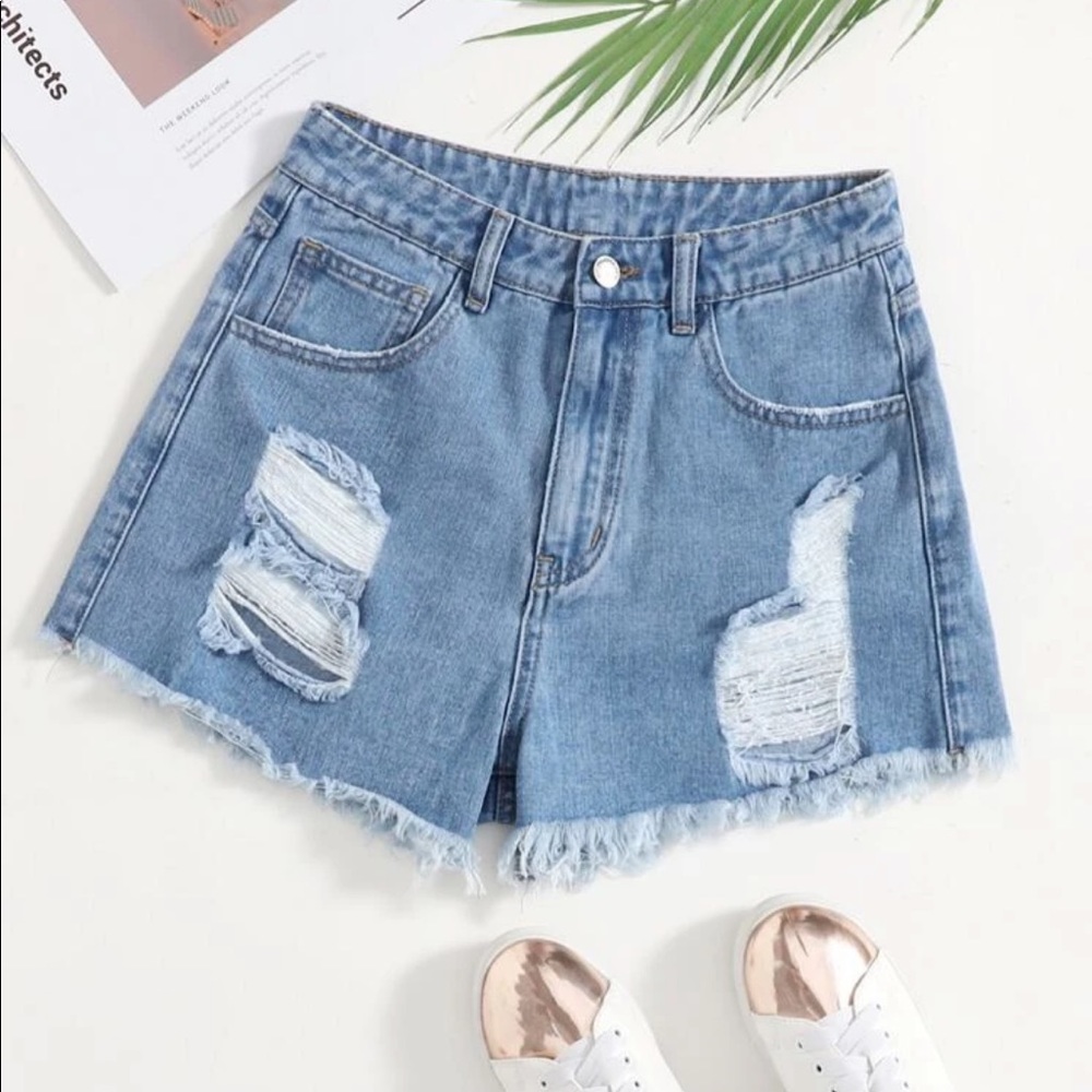 Shein jean shorts